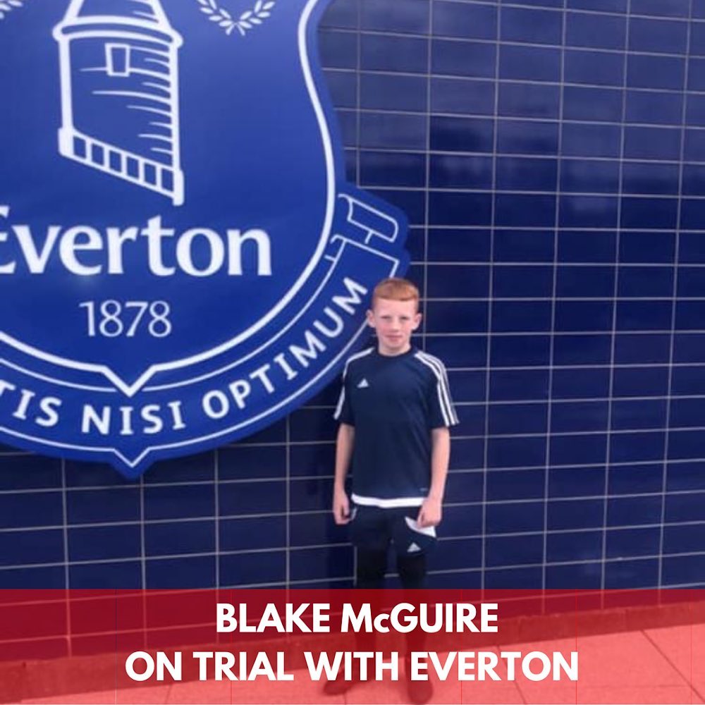 PLAYER UPDATE – Blake McGuire on trial with Everton