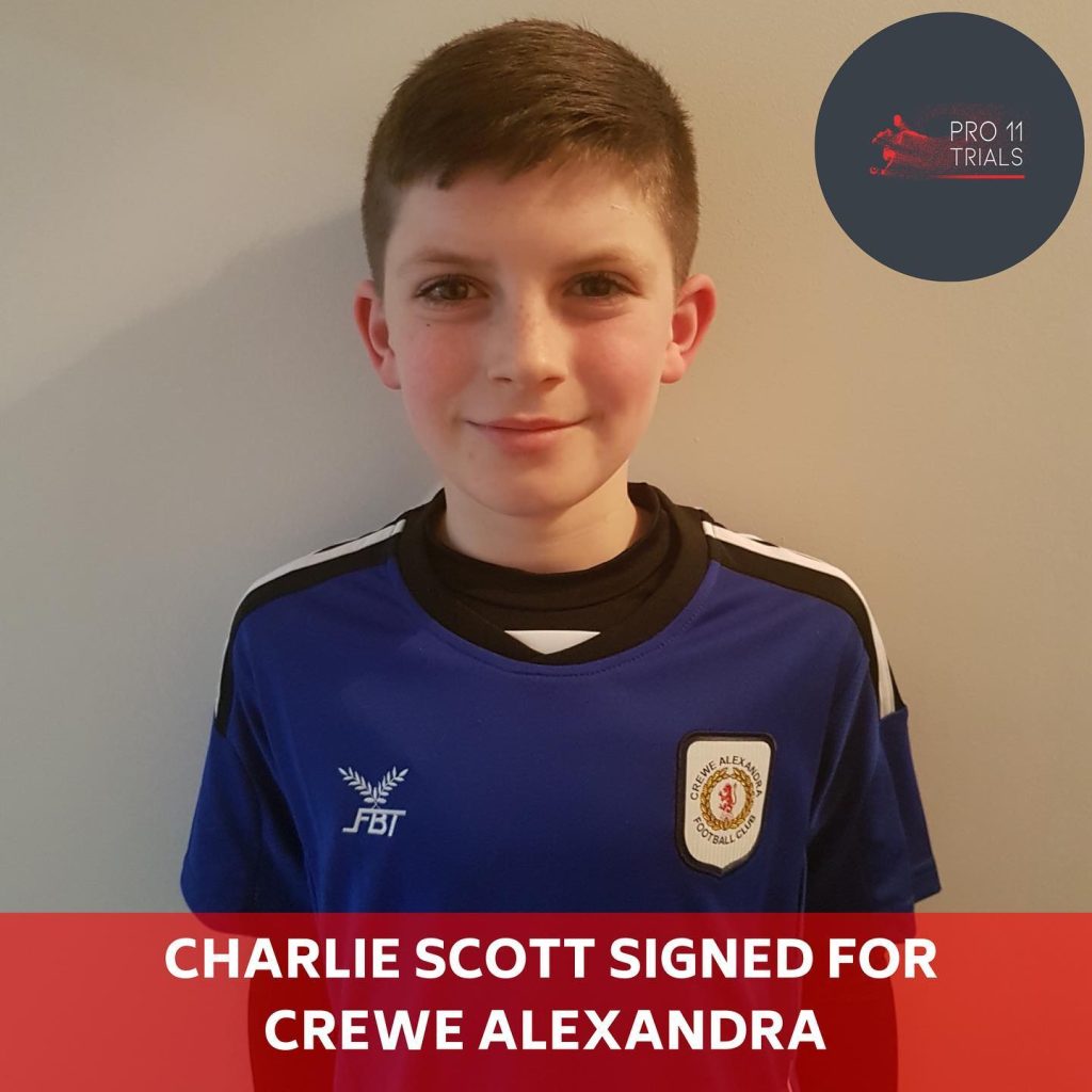 PLAYER UPDATE – Charlie Scott signs for Crewe Alexandra