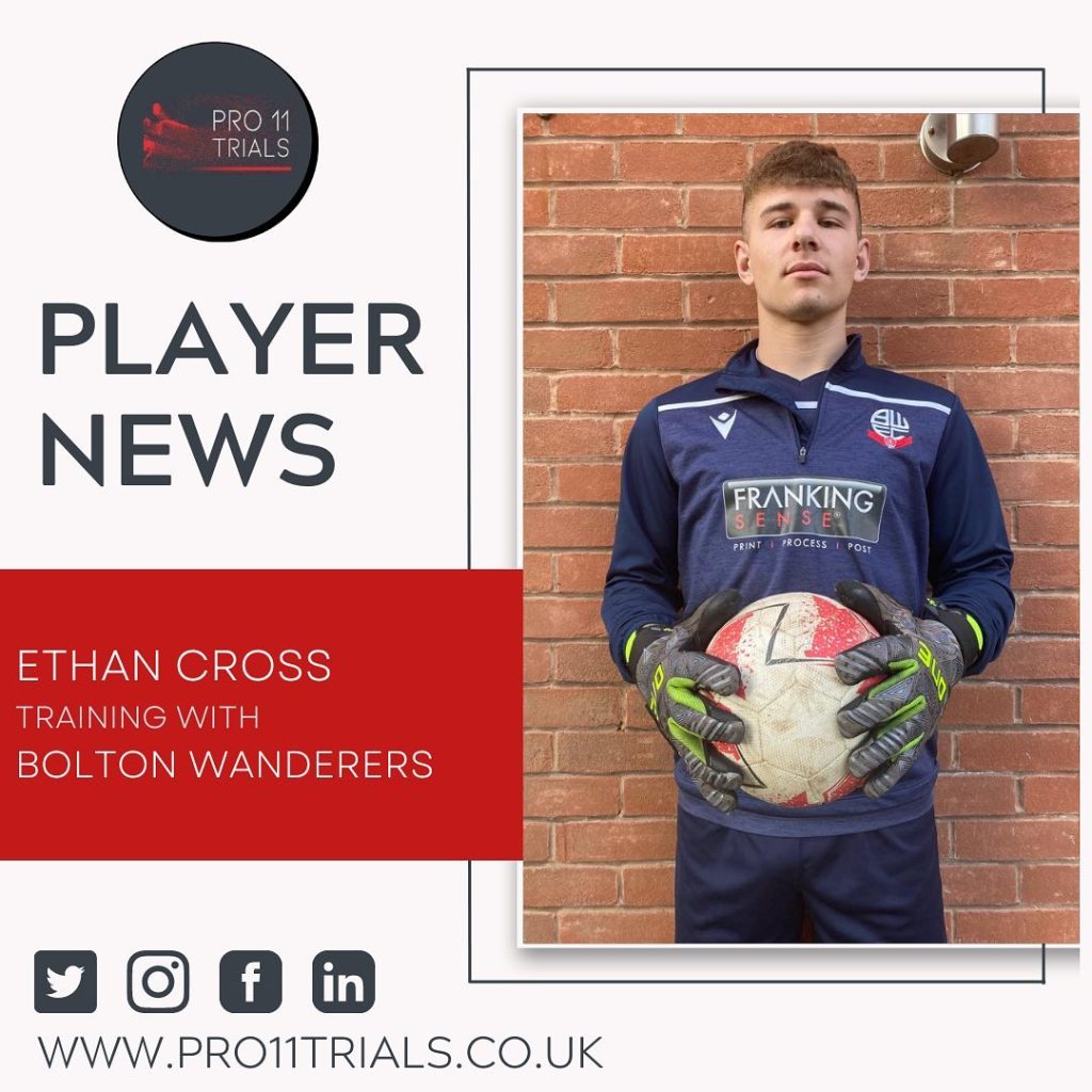 Ethan Cross training with BWFC