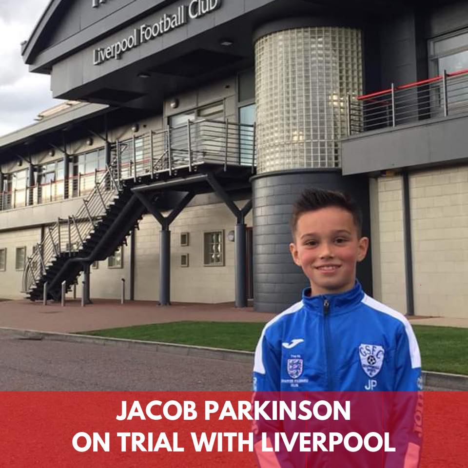 PLAYER UPDATE – Jacob Parkinson on trial with Liverpool