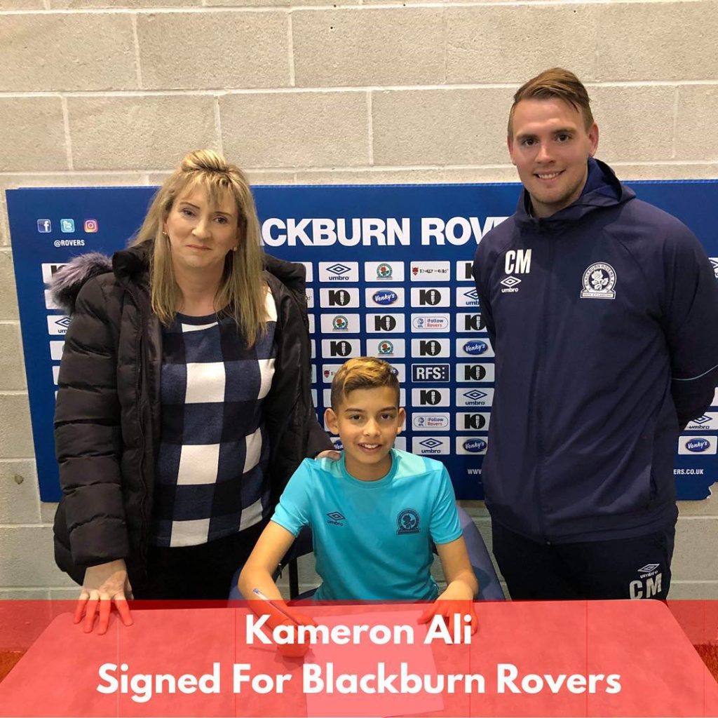 PLAYER UPDATE – Kameron Ali signed for Blackburn Rovers