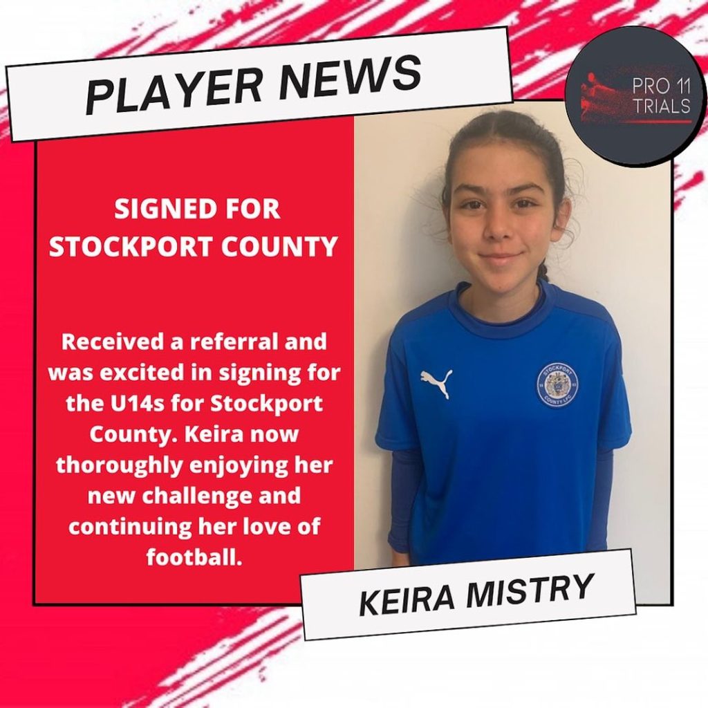 KEIRA MISTRY SIGNS WITH STOCKPORT COUNTY