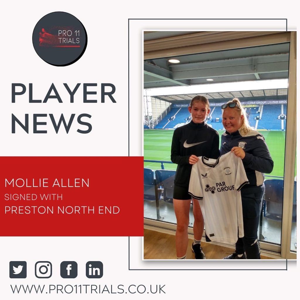 Mollie Allen signs for Preston North End FC