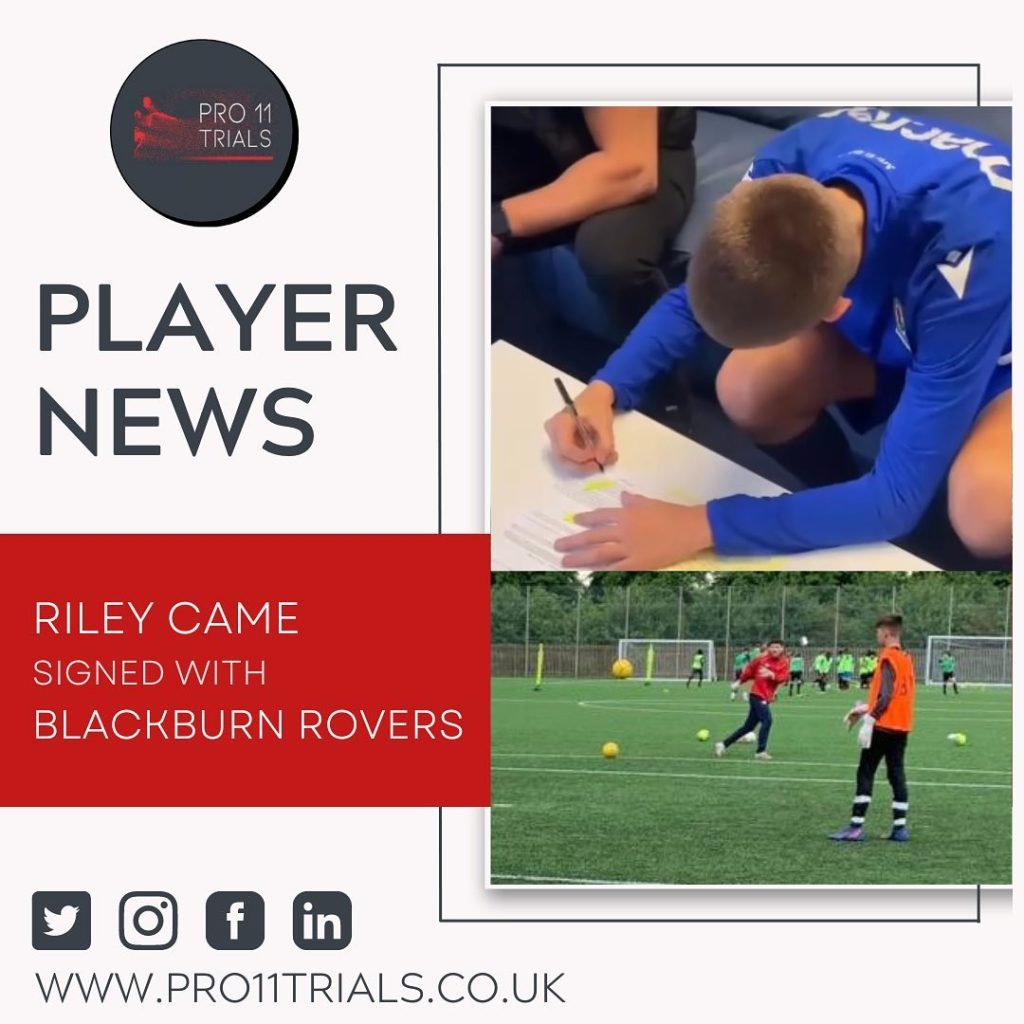 Riley Came signs for Blackburn Rovers FC