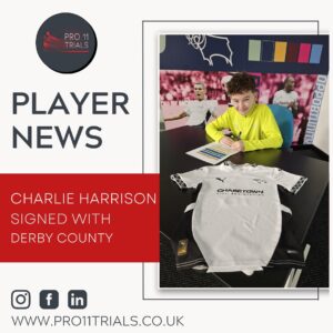 Charlie Harrison signs with Derby County FC