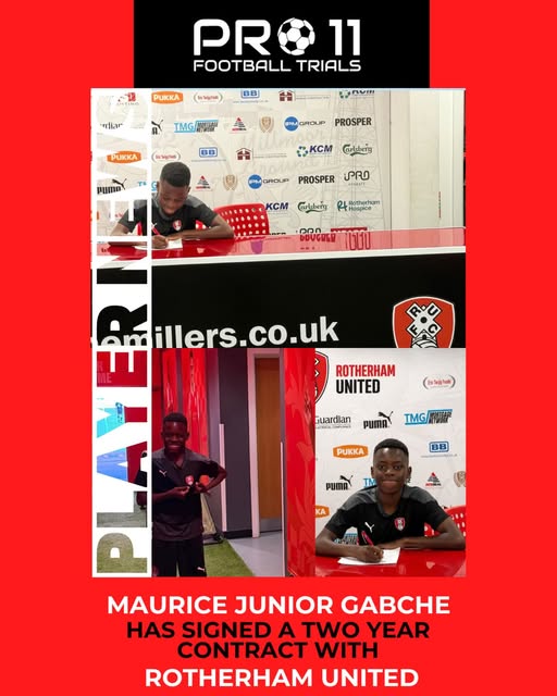 Maurice Junior Gabche Signs for Rotherham United