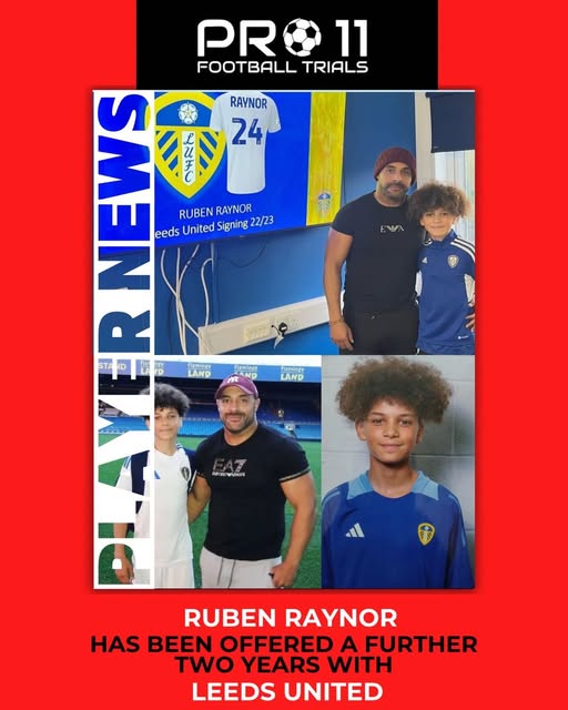 Ruben Raynor offered further 2 years for Leeds United