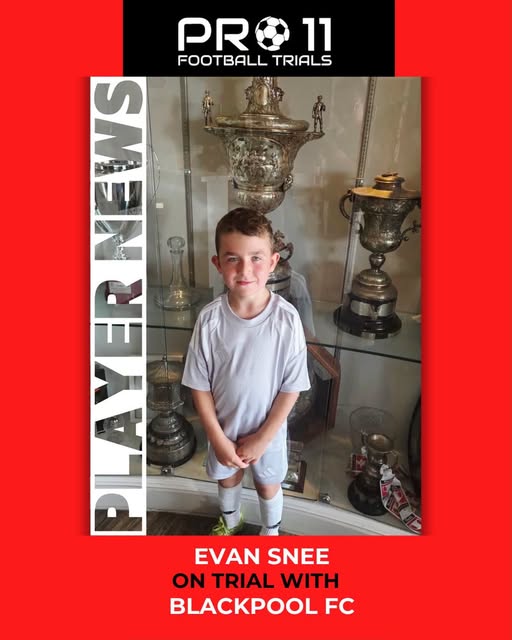 Evan Snee on trial at Blackpool FC