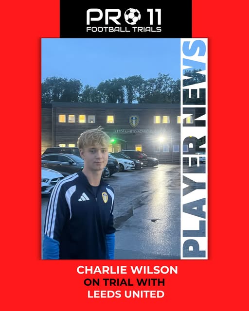 Charlie Wilson on trial at Leeds United