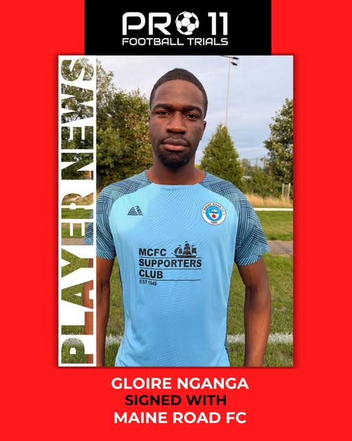 Gloire Nganga signs for Maine Road FC